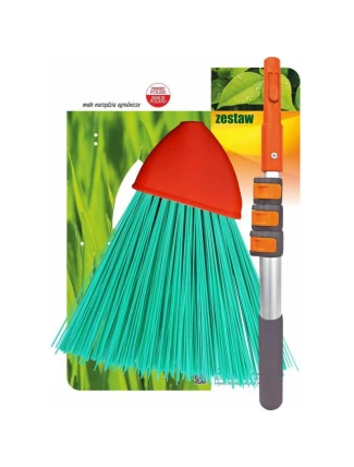 ZAHRADNÍ SOUPRAVA SMETÁK PREMIUM TELESKOPICKÁ TYČ ZAHRADNÍ SOUPRAVA SMETÁK PREMIUM TELESKOPICKÁ TYČ