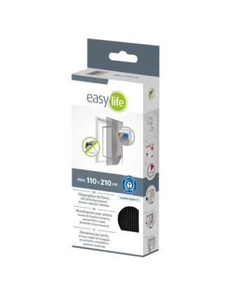 MOSKYTIÉRA NA DVEŘE 2X60X210 ČERNÁ