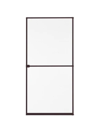 MOSKYTIÉRA NA DVEŘE ALU 100X215 HNĚDÁ BASIC PLUS