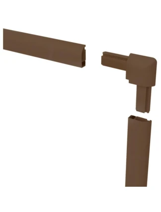 ALU OKENNÍ MOSKYTIÉRA 120X140 HNĚDÁ