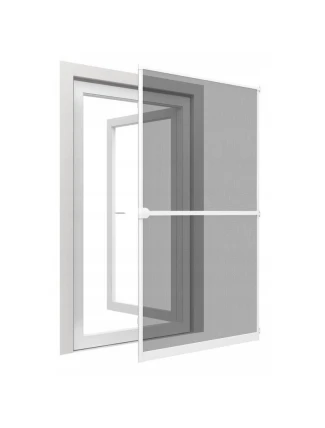 MOSKYTIÉRA NA DVEŘE ALU 100X215 BÍLÁ BASIC PLUS