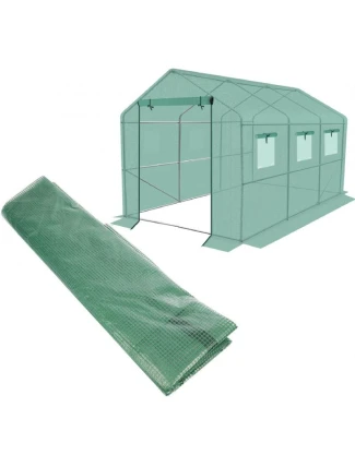 Krycí plech pro zahradní tunel 200x350x200 cm ZELENÝ