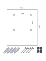 POŠTOVNÍ SCHRÁNKA 37X37X10,5CM 1067544 SASKA GARDEN POŠTOVNÍ SCHRÁNKA 37X37X10,5CM 1067544 SASKA GARDEN