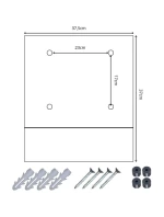 POŠTOVNÍ SCHRÁNKA 37X37X10,5CM 1067551 SASKA GARDEN POŠTOVNÍ SCHRÁNKA 37X37X10,5CM 1067551 SASKA GARDEN