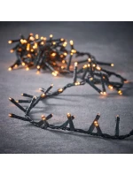 VÁNOČNÍ STROM SVĚTLA SVĚTELNÝ ŘETĚZ 550 VEDL ČASOVAČ TEPLÁ BÍLÁ LUCA