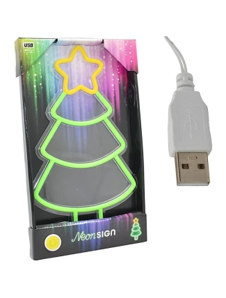 FIGURKA NEONOVÁ VÁNOČNÍ LAMPA