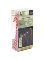 SVĚTLA GIRLANDY 10 VEDL LÍZÁTKO TYČINKY VÁNOČNÍ STROM TEPLÁ BÍLÁ LUCA SVĚTLA GIRLANDY 10 VEDL LÍZÁTKO TYČINKY VÁNOČNÍ STROM TEPLÁ BÍLÁ LUCA