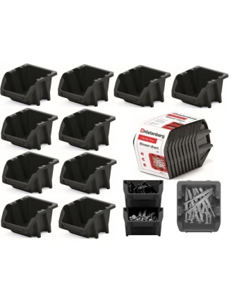 BINEER SHORT 10DÍLNÁ SADA DÍLENSKÝCH PODNOSŮ ČERNÁ KISTENBERG BINEER SHORT 10DÍLNÁ SADA DÍLENSKÝCH PODNOSŮ ČERNÁ KISTENBERG