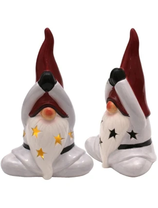 VÁNOČNÍ FIGURKA VÁNOČNÍ SKŘÍTEK LED 20CM