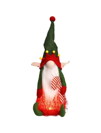 DEKORATIVNÍ PLYŠOVÁ FIGURKA ELFA 51CM