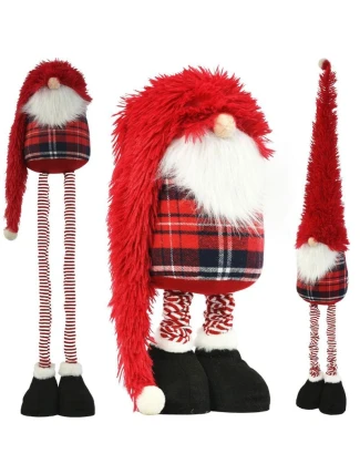 DEKORATIVNÍ TRPASLÍK NA DALEKOHLEDU 38-88CM ČERVENÝ