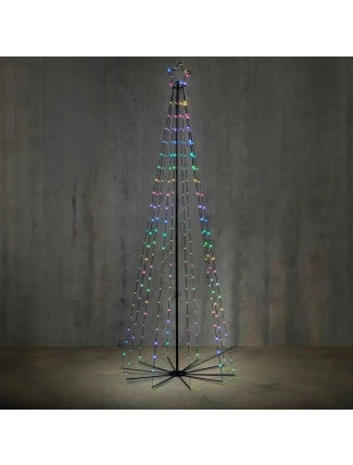 DEKORATIVNÍ VÁNOČNÍ STROMEK 230 VEDL RGB 240CM LUCA