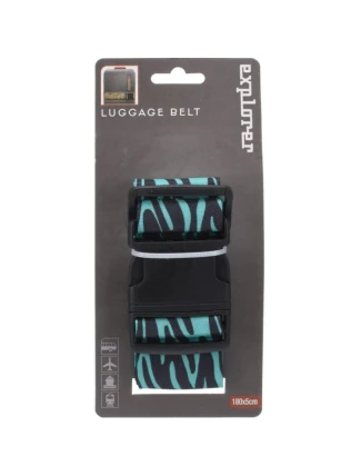 180x5CM PROWORLD ZEBRA MODRÝ UNIVERZÁLNÍ PÁS BEZPEČNOSTNÍHO KABELU