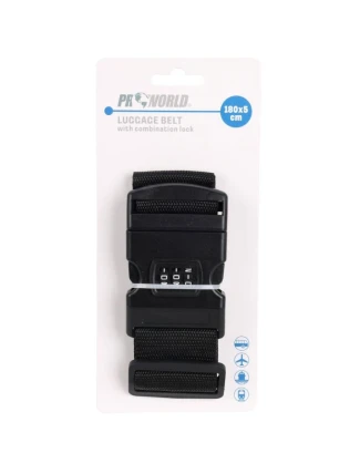 PROWORLD UNIVERSAL 180x5CM SECURITY CUIT CASE CUTTING BELT BLACK