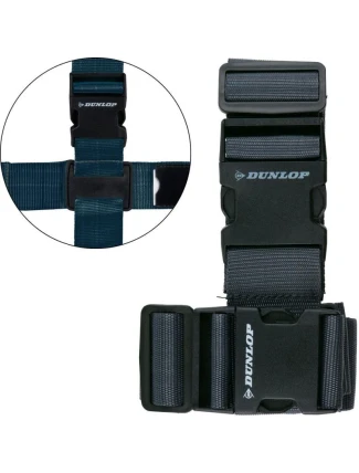 UNIVERZÁLNÍ BEZPEČNOSTNÍ PÁS PRO PŘÍVĚS 230x5CM 2-PACK DUNLOP ŠEDÝ