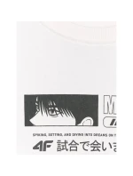 Chlapecké tričko oversize s potiskem 4F 4FJRAW25TTSHM3065-10S Chlapecké tričko oversize s potiskem 4F 4FJRAW25TTSHM3065-10S