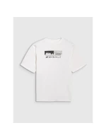 Chlapecké tričko oversize s potiskem 4F 4FJRAW25TTSHM3065-10S Chlapecké tričko oversize s potiskem 4F 4FJRAW25TTSHM3065-10S