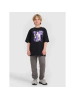 Chlapecké tričko oversize s potiskem 4F 4FJRAW25TTSHM3062-20S Chlapecké tričko oversize s potiskem 4F 4FJRAW25TTSHM3062-20S