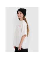 Dívčí tričko oversize s potiskem 4F 4FJRAW25TTSHF2935-11S Dívčí tričko oversize s potiskem 4F 4FJRAW25TTSHF2935-11S