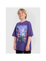 Chlapecké tričko oversize s potiskem 4F 4FJRAW25TTSHM3061-51S Chlapecké tričko oversize s potiskem 4F 4FJRAW25TTSHM3061-51S