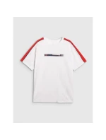 Pánské tričko oversize s potiskem 4F 4FRAW25TTSHM3227-10S Pánské tričko oversize s potiskem 4F 4FRAW25TTSHM3227-10S