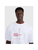 Pánské tričko oversize s potiskem 4F 4FRAW25TTSHM3257-10S Pánské tričko oversize s potiskem 4F 4FRAW25TTSHM3257-10S