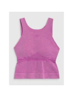 Dámský rychleschnoucí top 4F 4FWAW25TFSLF578-54A pro jógu a pilates Dámský rychleschnoucí top 4F 4FWAW25TFSLF578-54A pro jógu a pilates