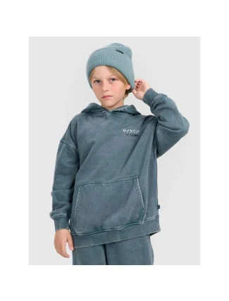 Chlapecká nepruhovaná mikina s kapucí 4F 4FJRAW25TSWSM2344-46S Chlapecká nepruhovaná mikina s kapucí 4F 4FJRAW25TSWSM2344-46S