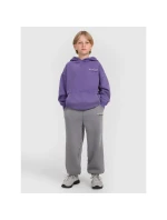 Chlapecká nepruhovaná mikina s kapucí 4F 4FJRAW25TSWSM2344-51S Chlapecká nepruhovaná mikina s kapucí 4F 4FJRAW25TSWSM2344-51S