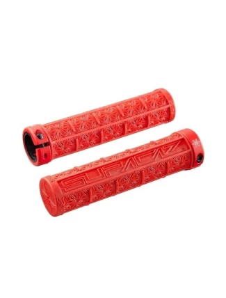 Gripy SUPACAZ LOCK-ON červené