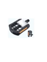 Skládací pedály CITY ALU/PVC černé