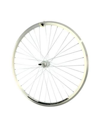 Zadní volné kolo 28'' O-stříbrné/P-stříbrné