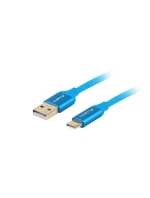 Lanberg Premium QC 3.0 kabel CA-USBO-22CU-0018-BL (USB 2.0 typ A M - USB typ C M; 1,8 m; barva modrá)