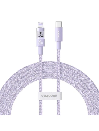 Baseus Gem USB C-IP kabel 20W 2m (fialový)