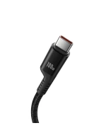 Kabel Baseus Fish-Eye typ C-Type C 100W 1m (černý)