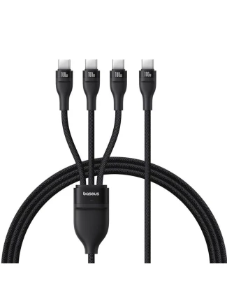 Baseus Flash Series 3 100W kabel 1,5 m (černý)