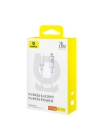 Baseus Gem USB C-IP kabel 20W 1m (fialový)
