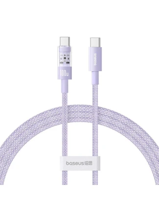 Kabel Baseus Gem typ C-Typ C 100W 1m (fialový)