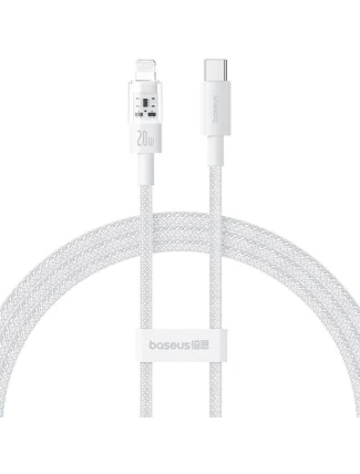 Baseus Gem USB C-IP kabel 20W 1m (bílý)