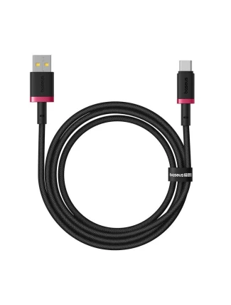 Baseus Dura USB-Type C 60W kabel 1m (červený/černý)