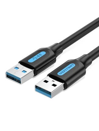 Kabel USB-A na USB-A Vention 0,5 m černý