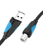 Vention Kabel USB-A do tiskárny USB-B 480Mbps 5m černý