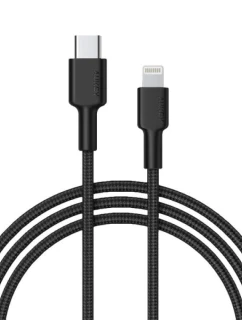 AUKEY CB-CL02 NYLONOVÝ USB KABEL C-LIGHTNING 1,2 M
