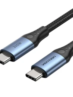 Kabel USB-C na USB-C Vention USB 2.0 5A 240W 1,5 m černý