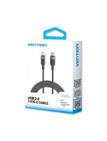 Kabel USB-C na USB-C 2.0 PD 3.1 Vention 5A 240W 1m černý