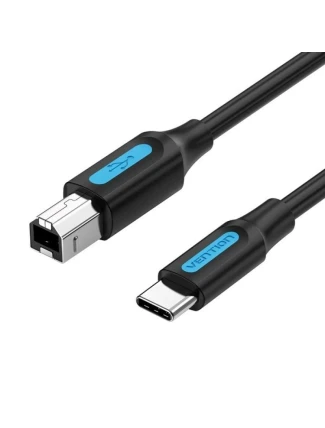 Tiskový kabel USB 2.0 typ C samec na typ B samec 2 m