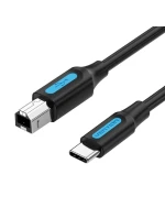 Tiskový kabel USB 2.0 typ C samec na typ B samec 1m