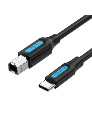Tiskový kabel USB 2.0 typ C samec na typ B samec 1m
