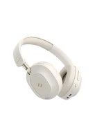 Bezdrátová sluchátka Bluetooth Havit H668BT v béžové barvě