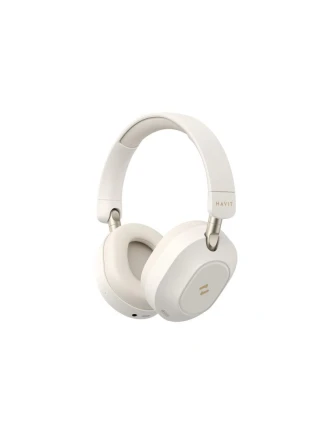 Bezdrátová sluchátka Bluetooth Havit H668BT v béžové barvě